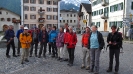 Burgi's Gruppe am Start ins Val Sinestra