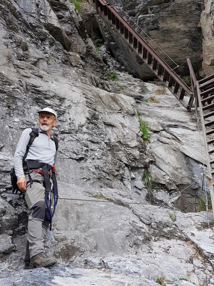 21. Juli 2018  Klettersteig Pinut Flims